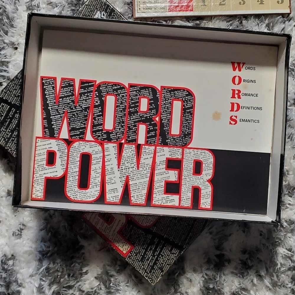 The Game of Word Power Board Game